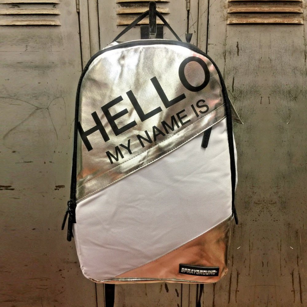 Men's Fashion Silver | White Bag